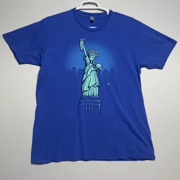 Shirt.Woot! Graphic T-Shirts Mens XL 2-Pack Blue Cotton Fun Prints - Picture 3 of 11